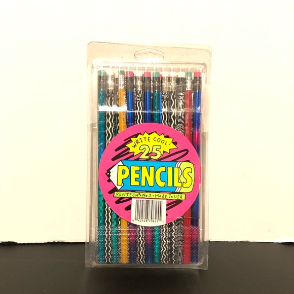pentech Other - 🛑sold🛑90’s Pentech No.2 Write Cool 25 Pencils Made In USA Rare Old Stock